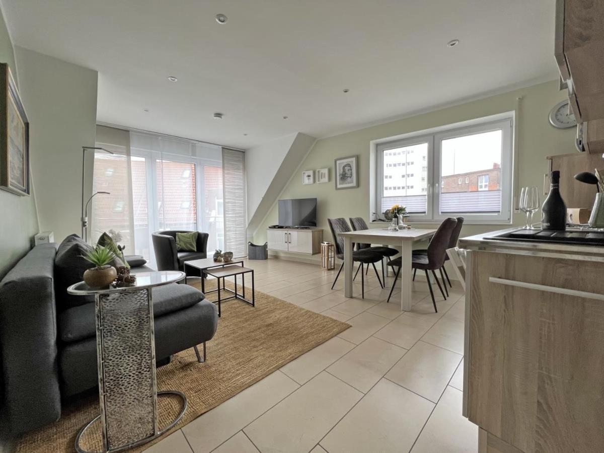 Ferienwohnung Hafenblick - Wunderbare Erholung Am Hafen Norddeich  Ngoại thất bức ảnh