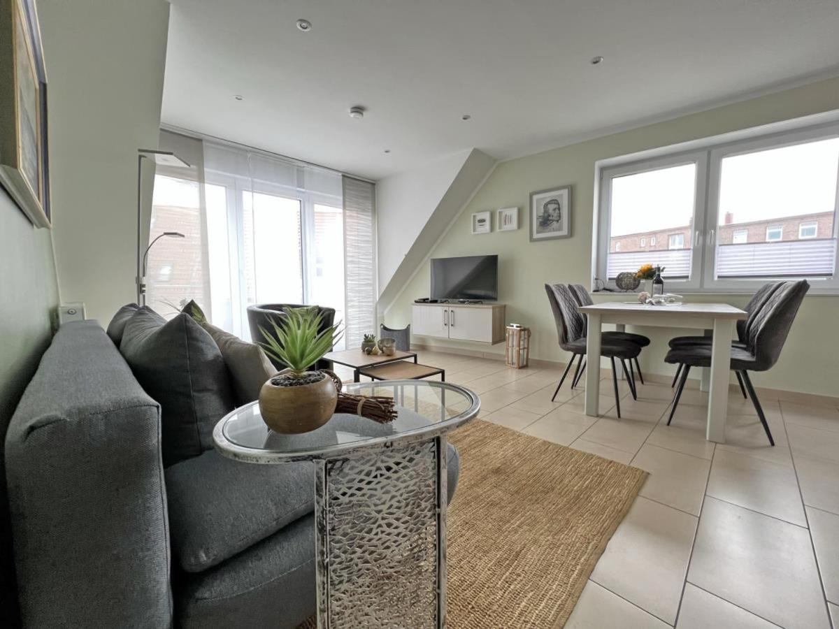 Ferienwohnung Hafenblick - Wunderbare Erholung Am Hafen Norddeich  Ngoại thất bức ảnh